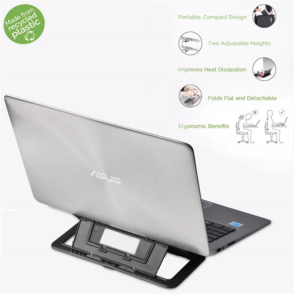 Okiyo Eezigo Recycled Plastic Portable Laptop Stand