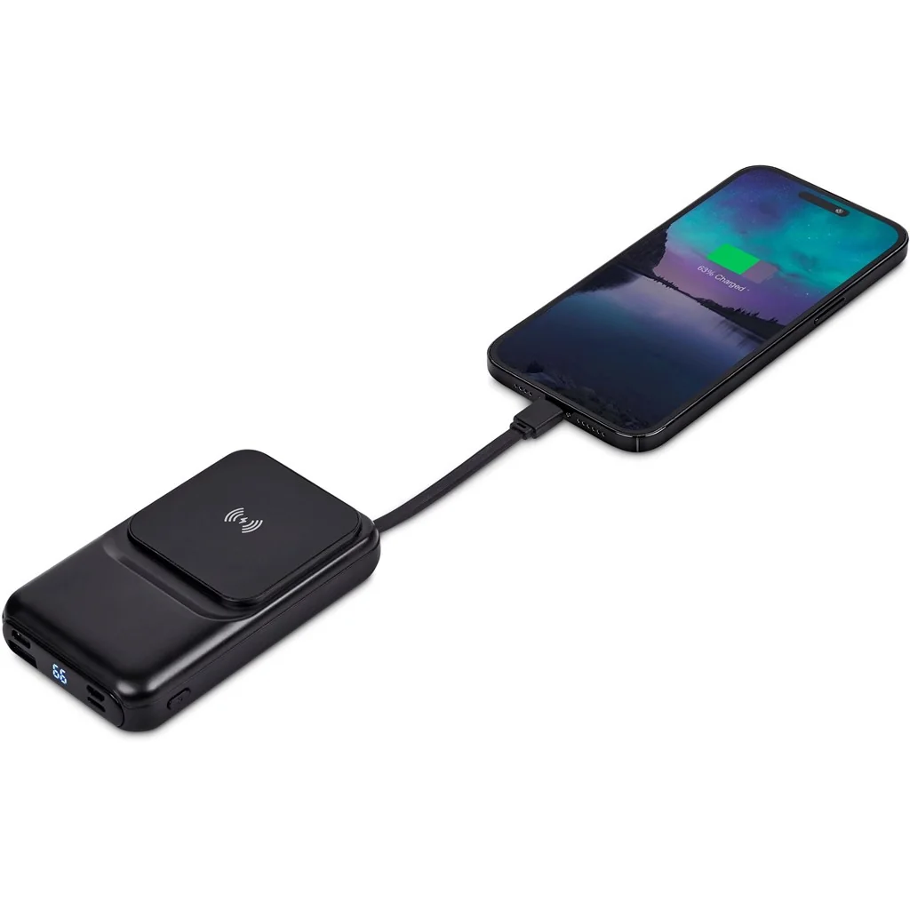 Swiss Cougar Argos Fast Charge 20W Wireless Charging Magnetic Power Bank -10,000mAh