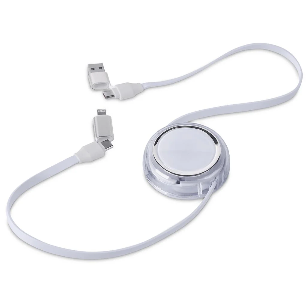 Swiss Cougar Luanda 4-in-1 Retractable Fast Charge 240W PD Cable