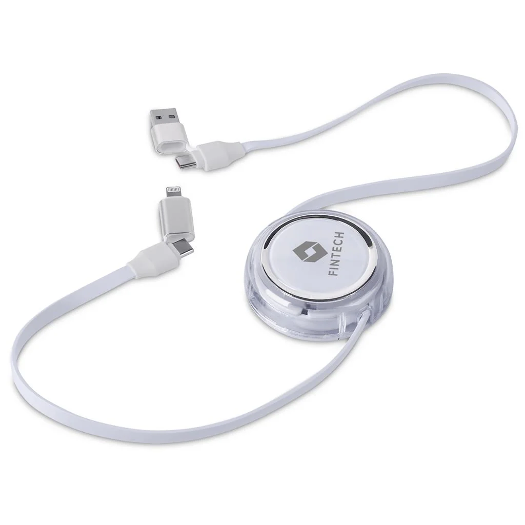Swiss Cougar Luanda 4-in-1 Retractable Fast Charge 240W PD Cable