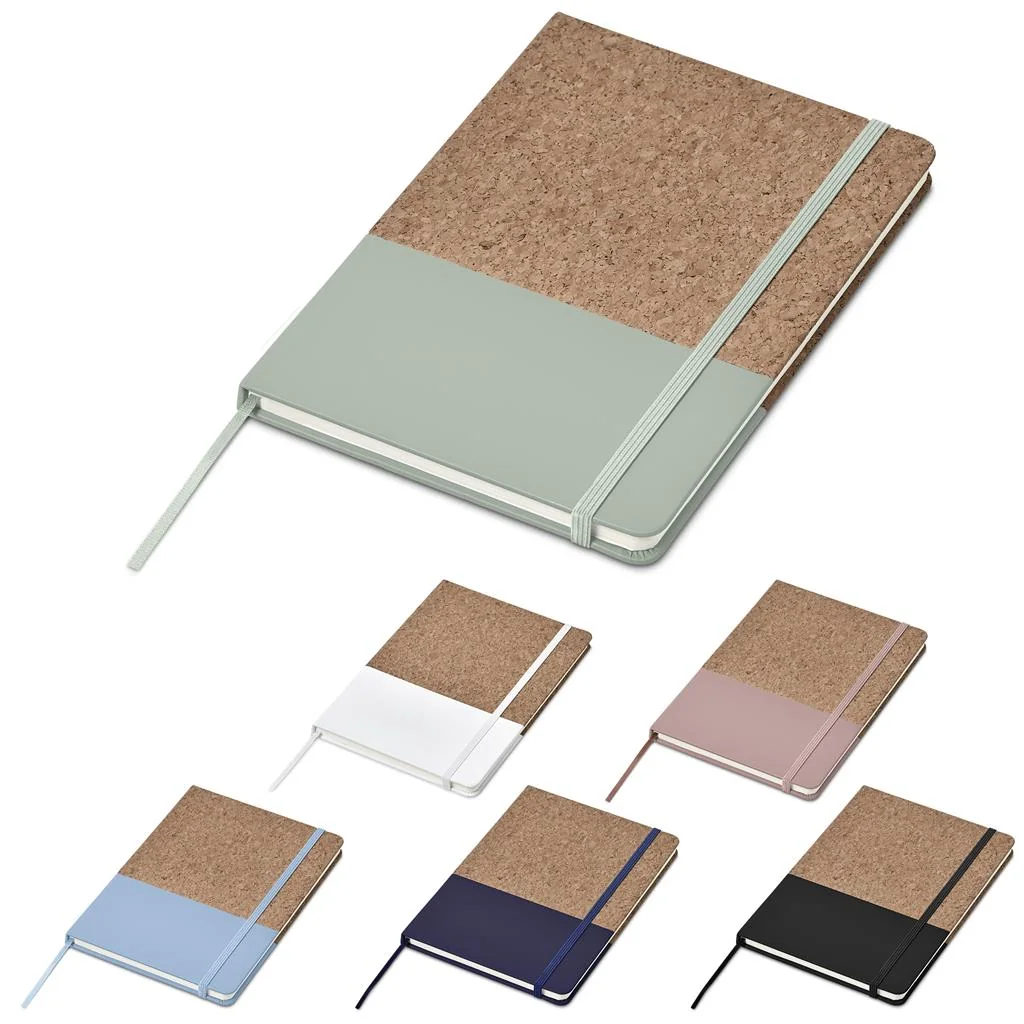Okiyo Denki Cork A5 Hard Cover Notebook