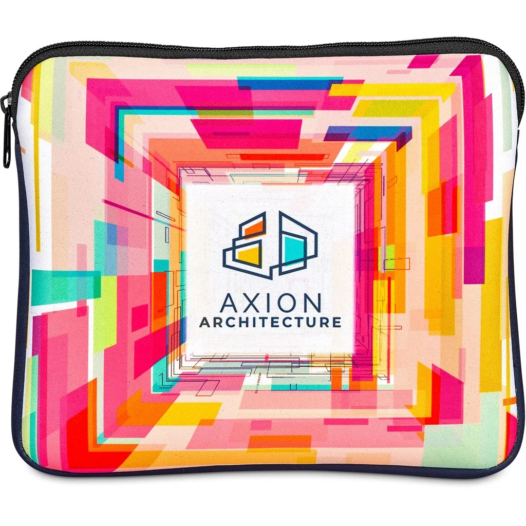 Pre-Printed Sample Hoppla Domain Neoprene Tablet Sleeve – 10-11 inch
