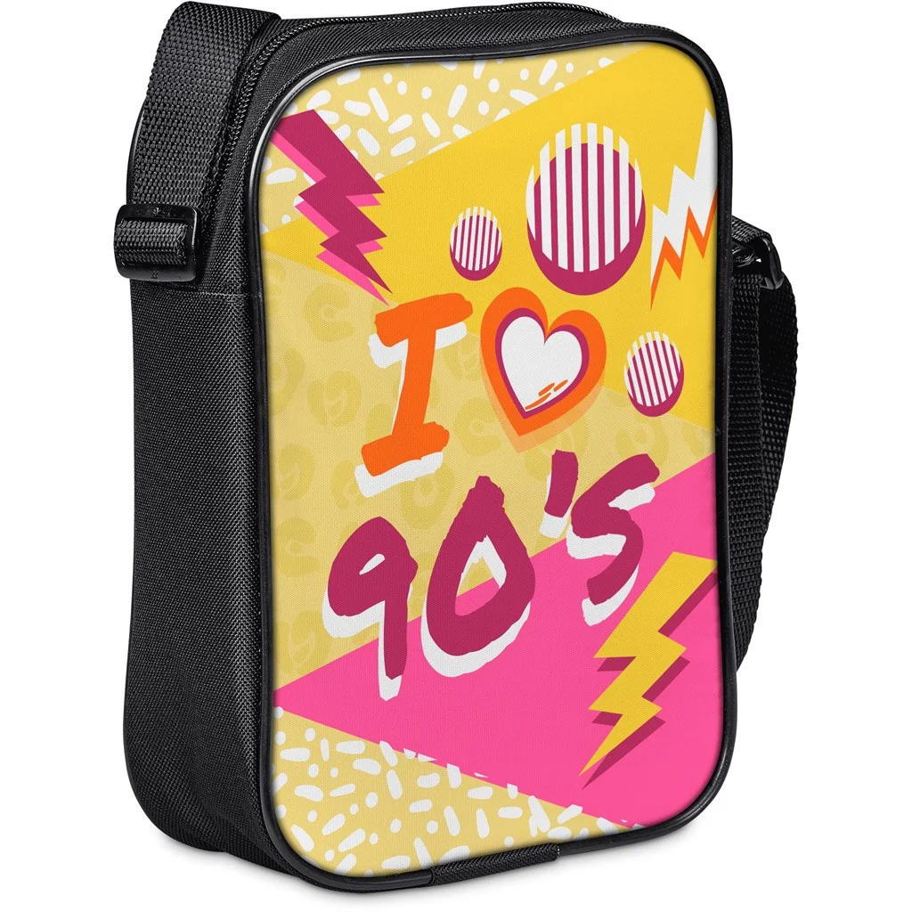 Pre-Printed Sample Hoppla Worldly Crossbody Bag