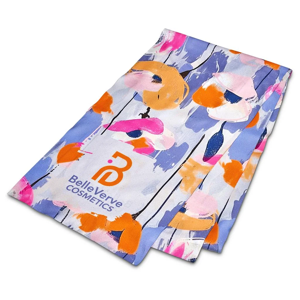 Pre-Printed Hoppla Snuggle Polar Fleece Scarf – Double-Sided Branding