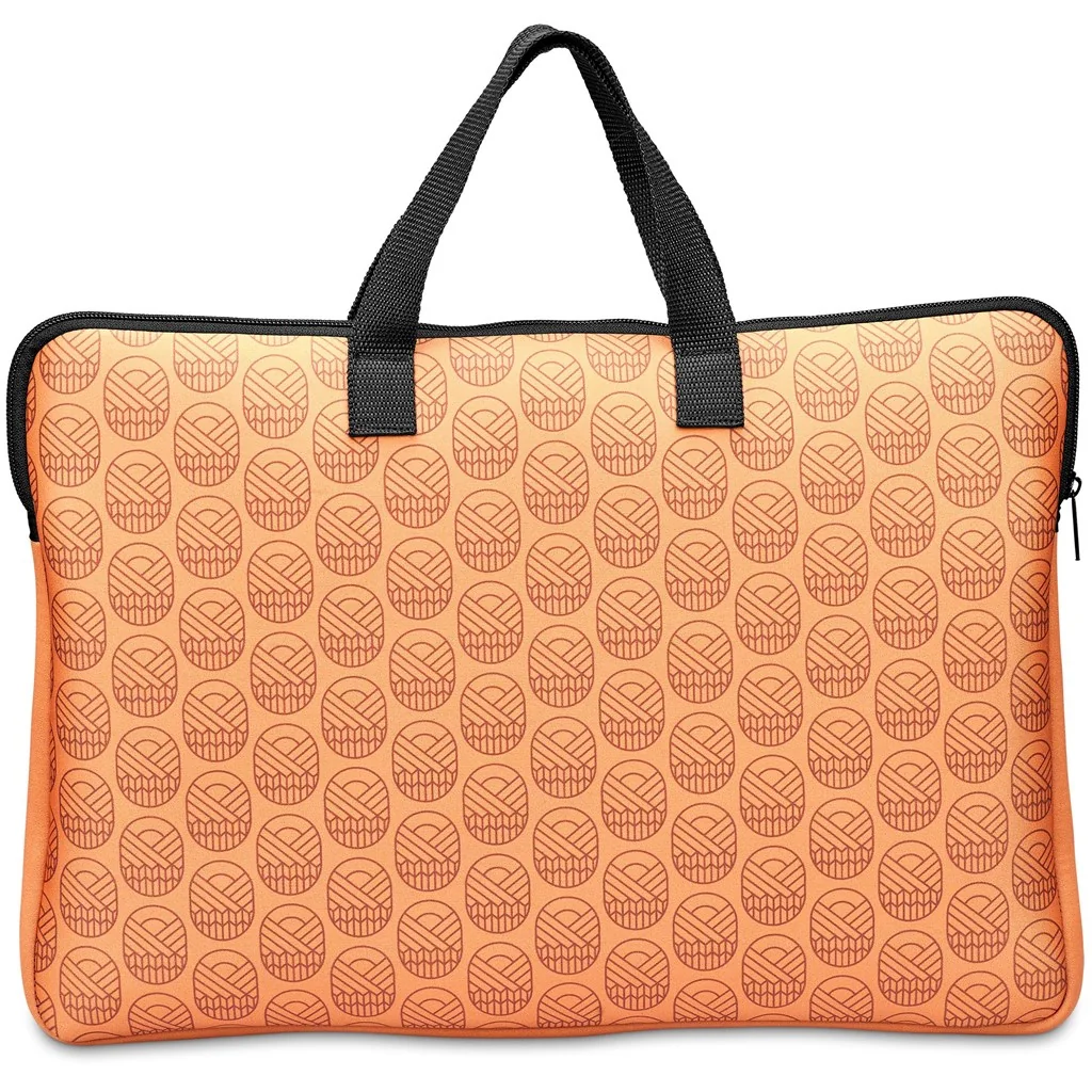 Pre-Printed Sample Hoppla Cloud Neoprene Laptop Sleeve with Handles – 15 -16 inch