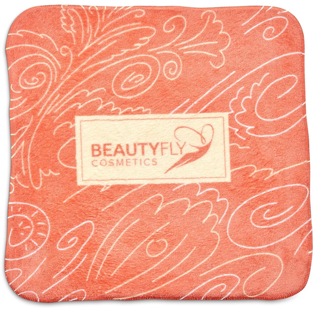 Pre-Printed Sample Hoppla Glamour Makeup Remover Cloth – Double-Sided Branding