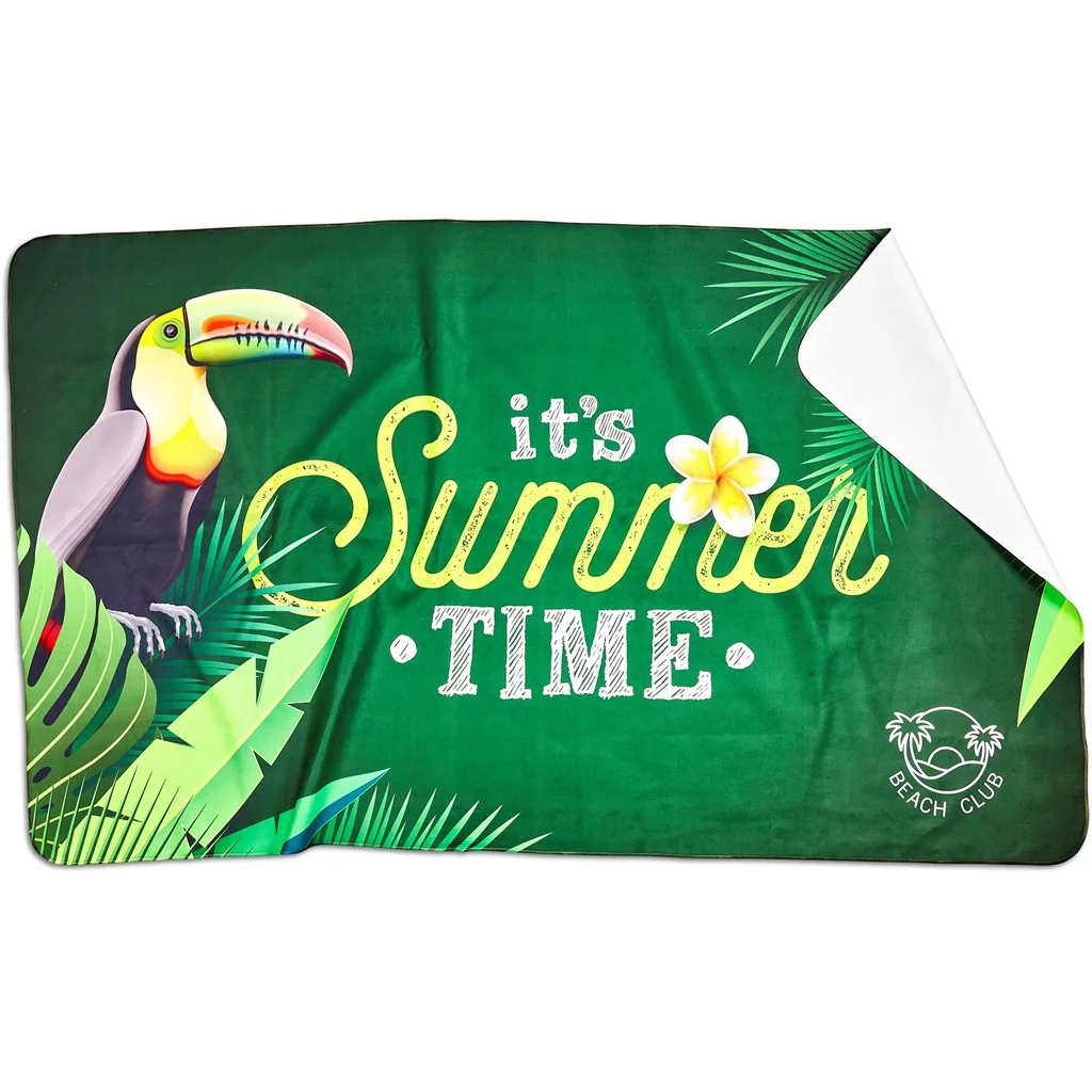 Pre-Printed Sample Hoppla Hula Beach Towel – Single Sided