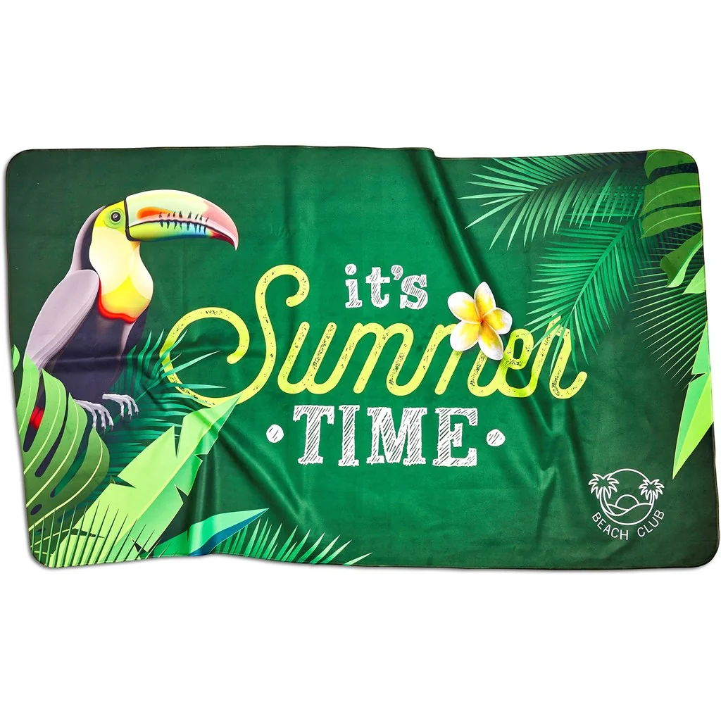 Pre-Printed Sample Hoppla Hula Beach Towel – Single Sided