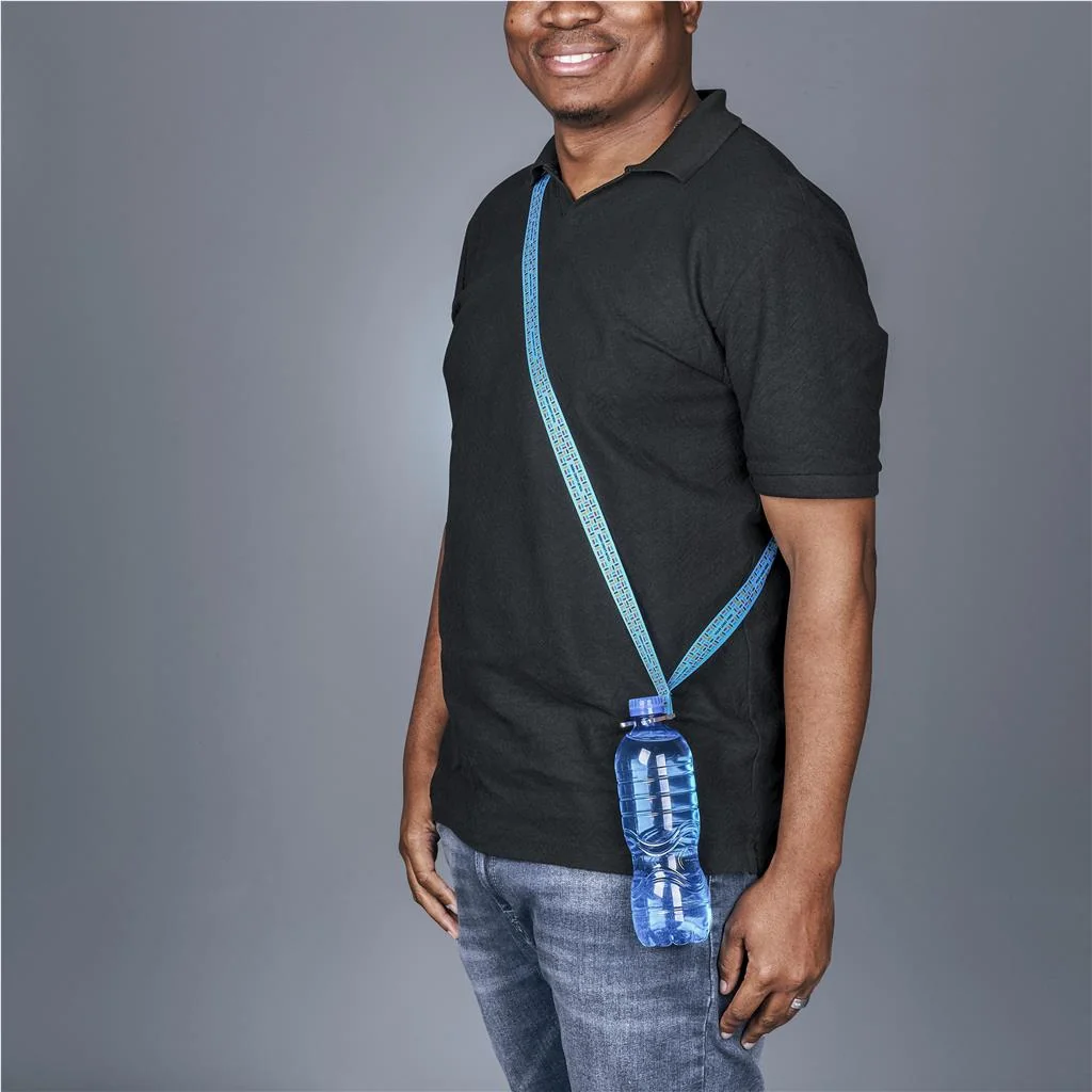 Altitude Aqua Double-Sided Crossbody Bottle Lanyard – Sample
