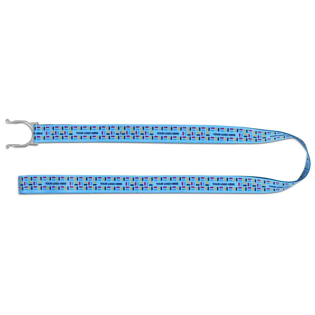 Altitude Aqua Double-Sided Crossbody Bottle Lanyard – Sample