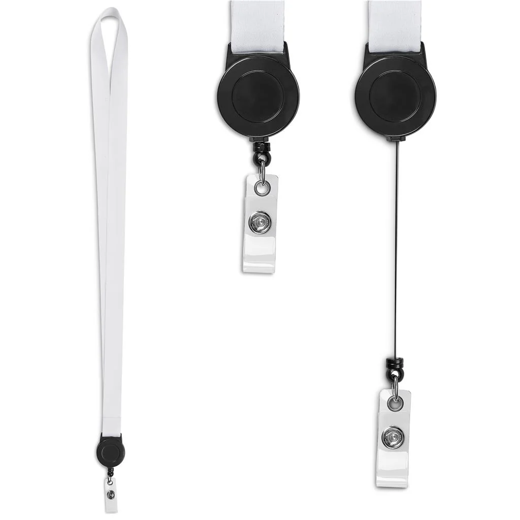 Altitude Sample Retractable Badge Reel Single-Sided Sublimation Satin Lanyard