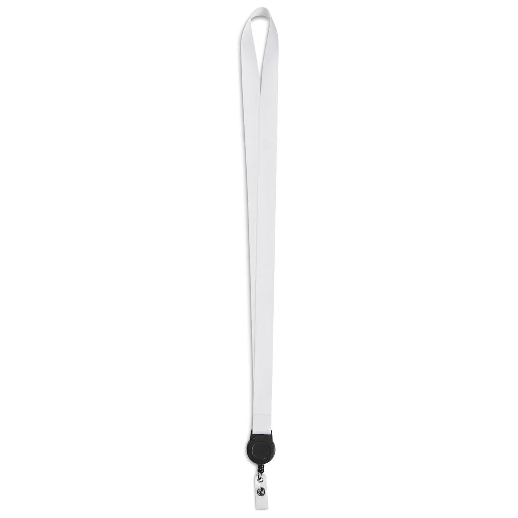 Altitude Sample Retractable Badge Reel Single-Sided Sublimation Satin Lanyard
