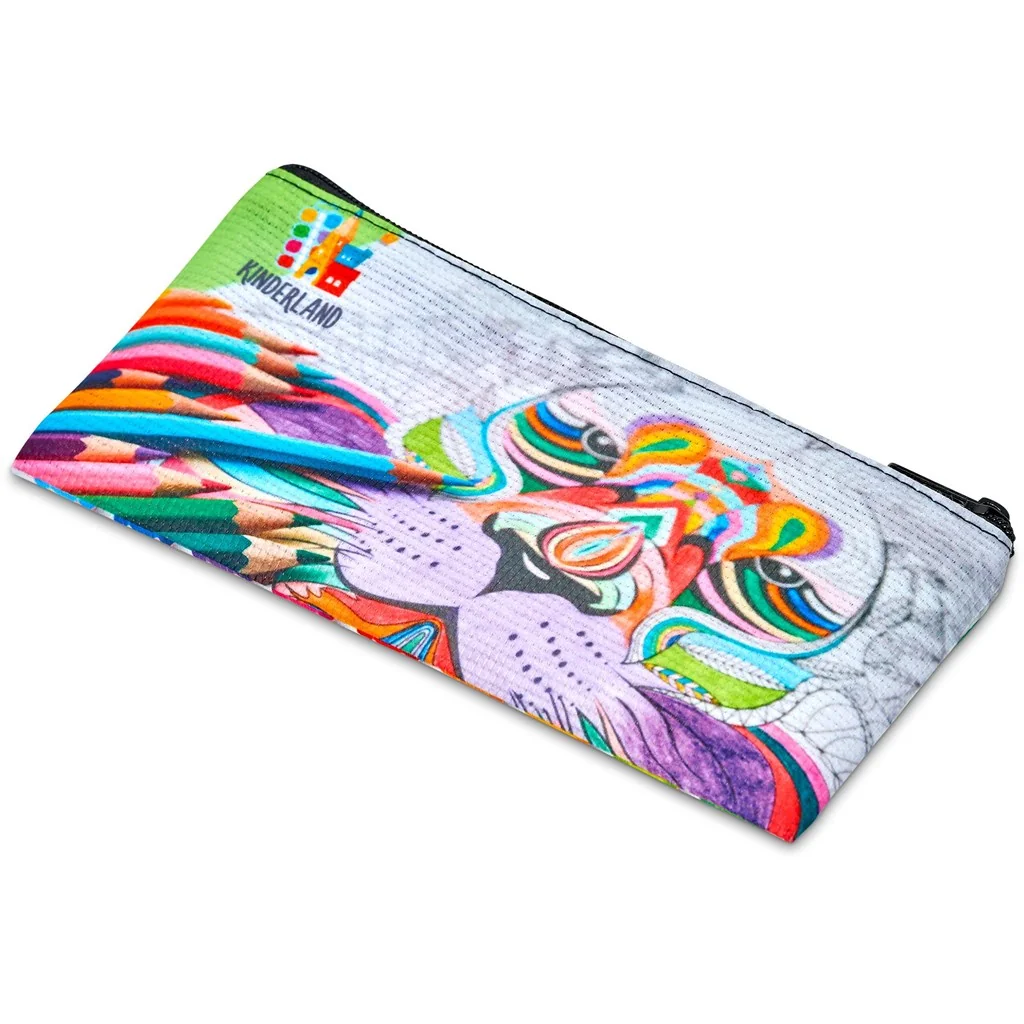Pre-Production Sample Hoppla Junior Recycled PET Stitch-Bond Pencil Case