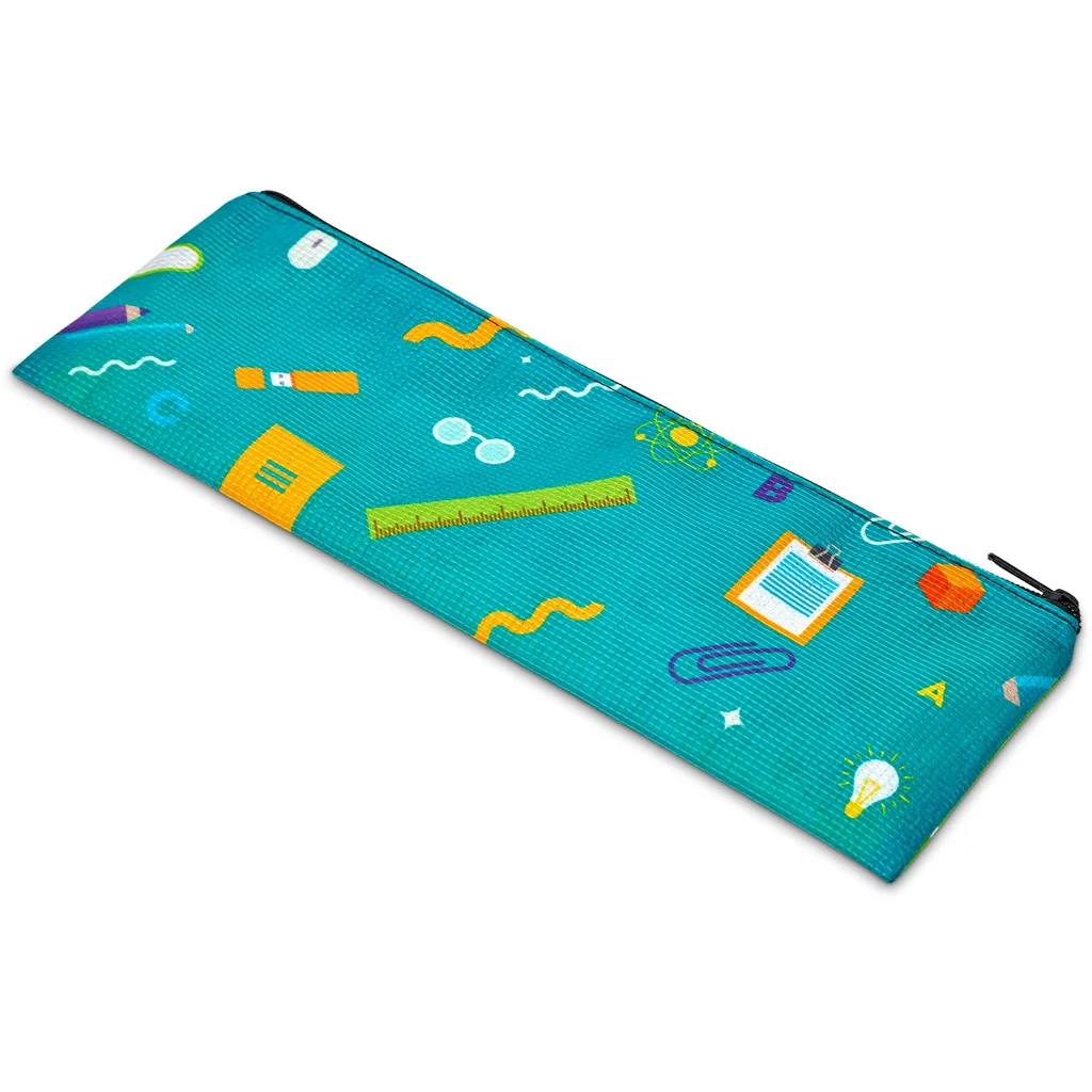 Pre-Production Sample Hoppla Parker Recycled PET Stitch-Bond Pencil Case