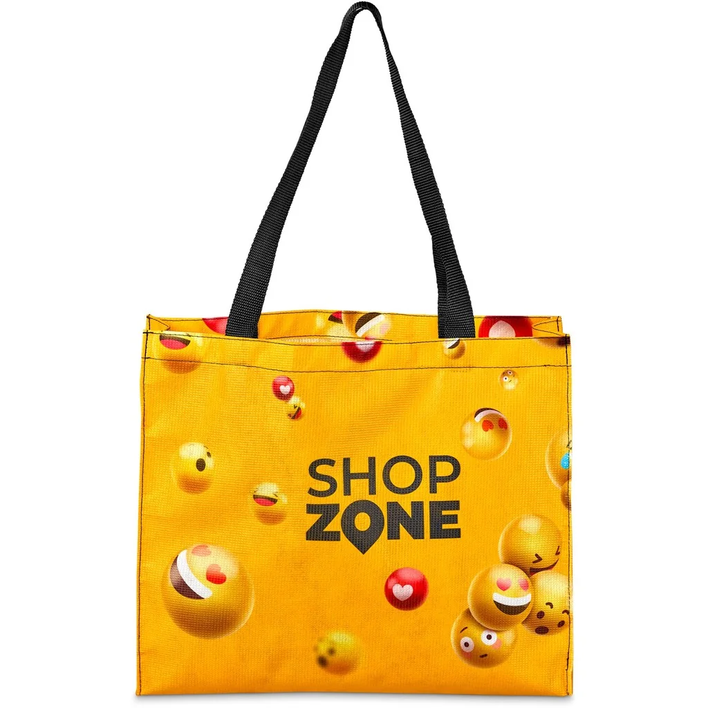 Pre-Production Sample Hoppla Menlyn Recycled PET Stitch-Bond Shopper