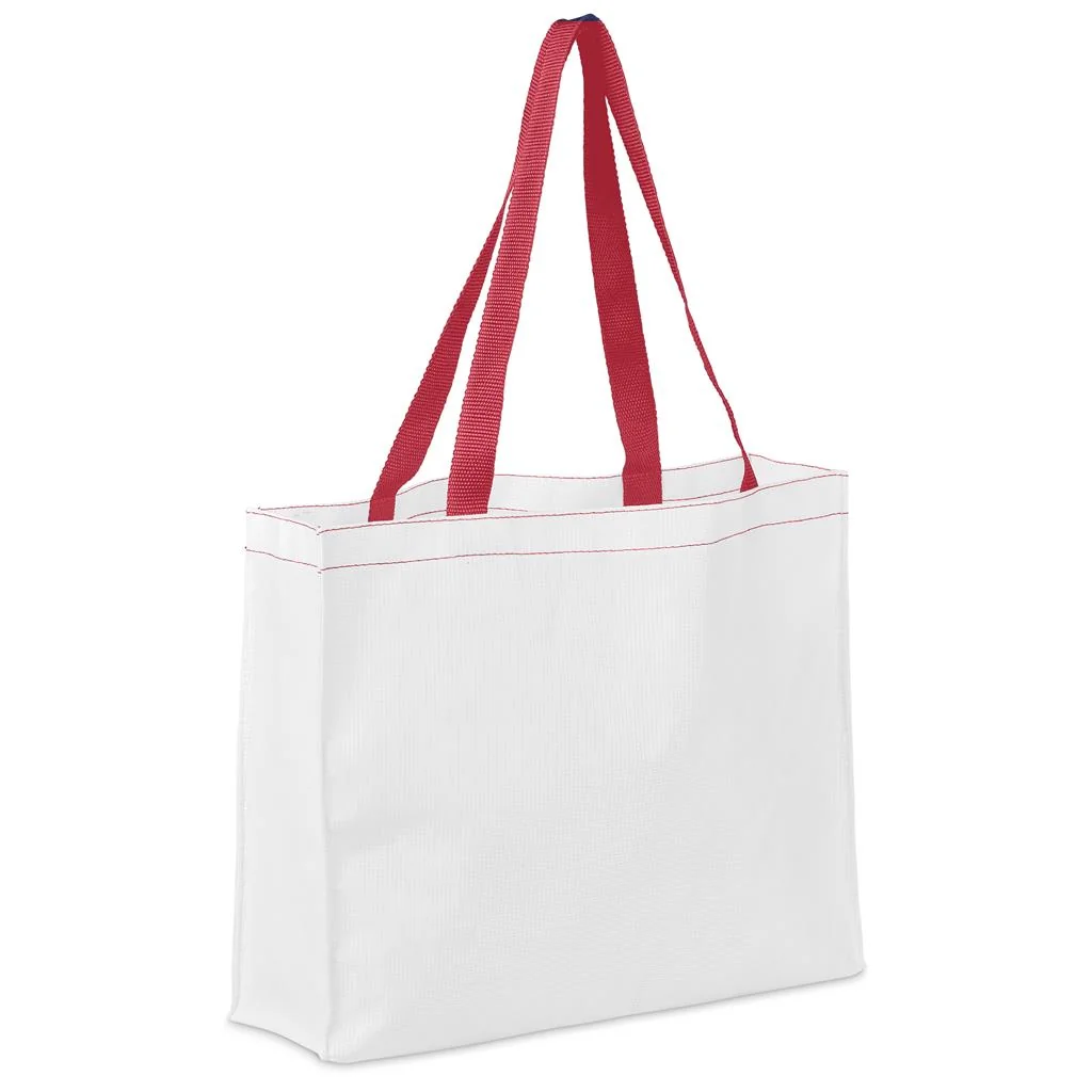 Pre-Production Sample Hoppla Menlyn Recycled PET Stitch-Bond Shopper