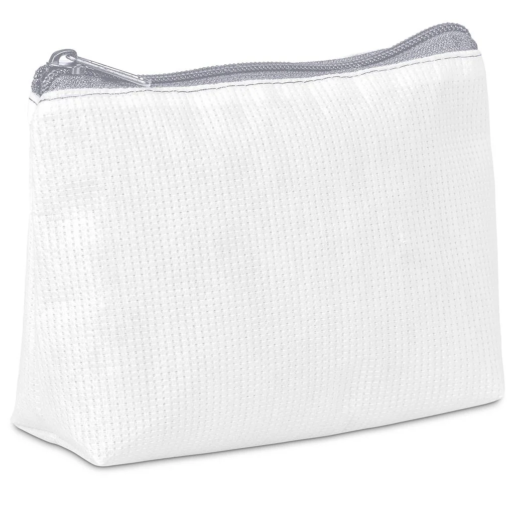 Pre-Production Sample Hoppla Recycled PET Stitch-Bond Mini Toiletry Bag