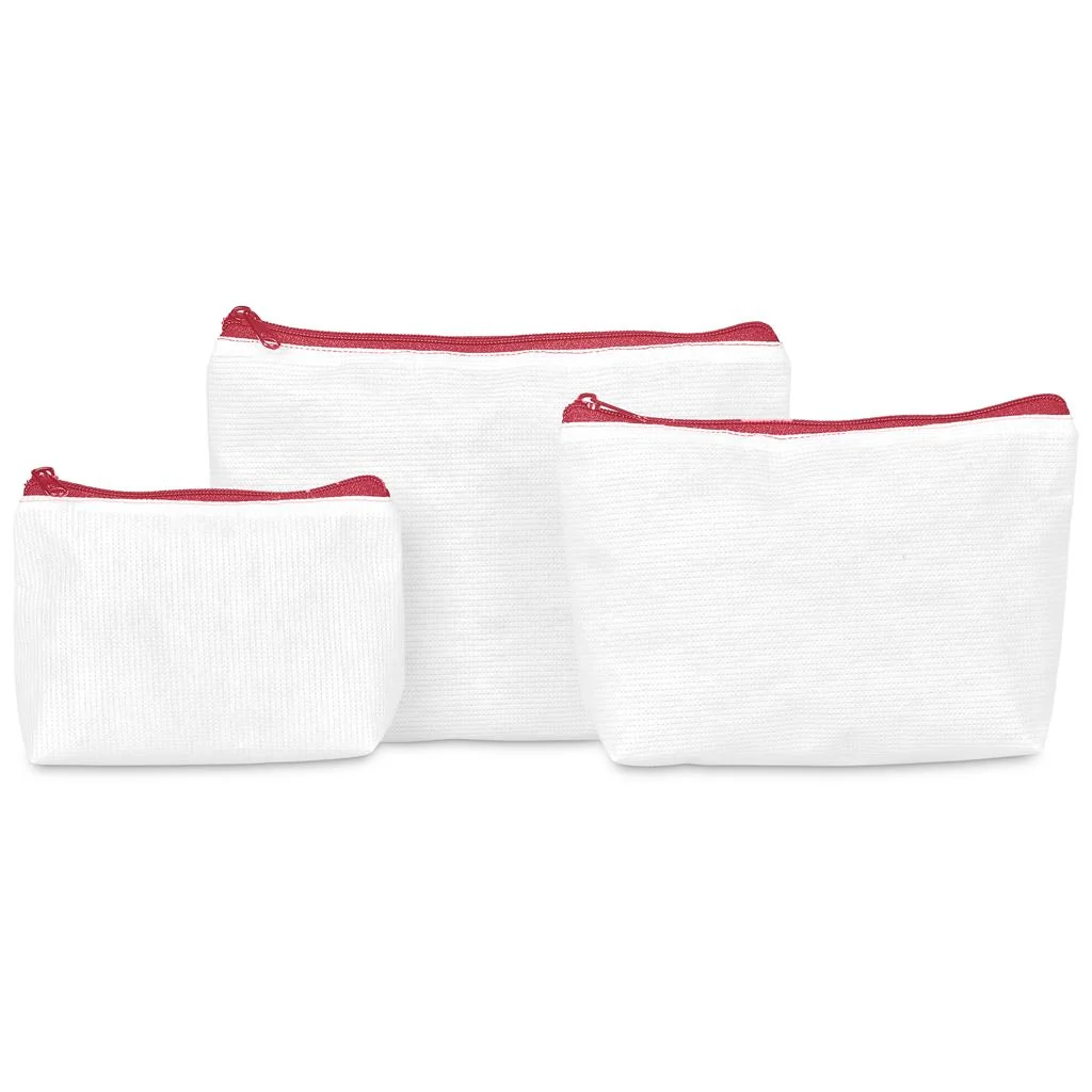 Pre-Production Sample Hoppla Recycled PET Stitch-Bond Mini Toiletry Bag