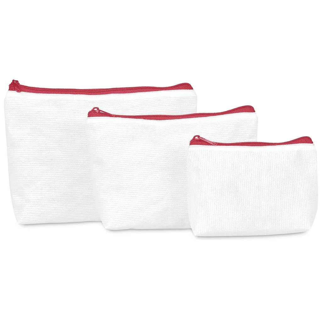 Pre-Production Sample Hoppla Leanne Recycled PET Stitch-Bond Midi Toiletry Bag