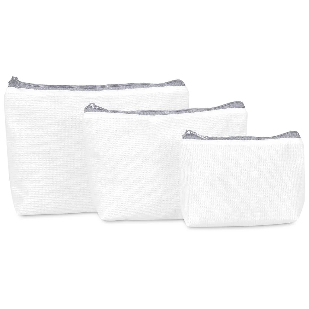 Pre-Production Sample Hoppla Leanne Recycled PET Stitch-Bond Midi Toiletry Bag