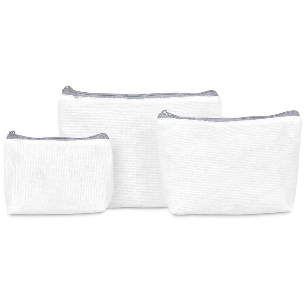Pre-Production Sample Hoppla Leanne Recycled PET Stitch-Bond Midi Toiletry Bag
