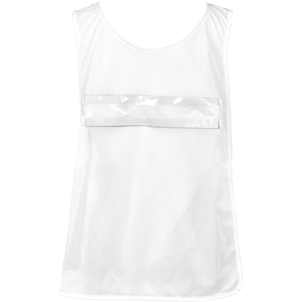 Pre-Production Sample Hoppla Jackal Polyester Caddy Bib with PVC Name Sleeve