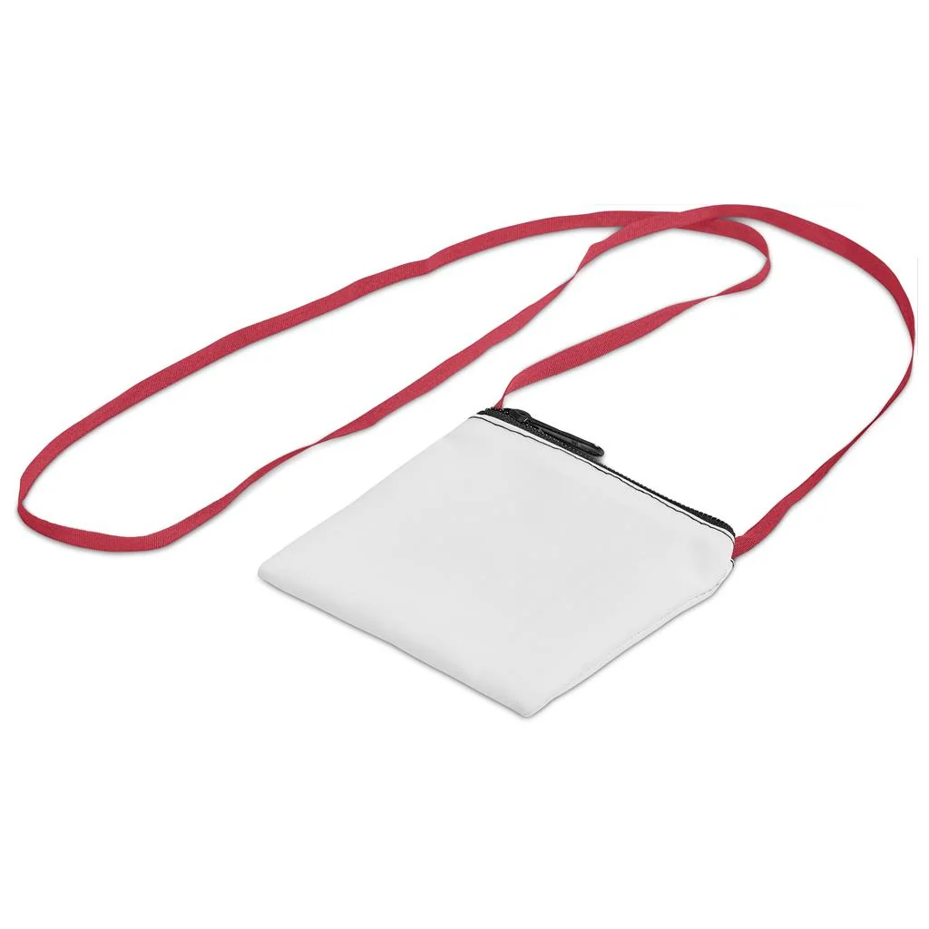 Pre-Production Sample Hoppla Sani Tuck Money Neck Pouch