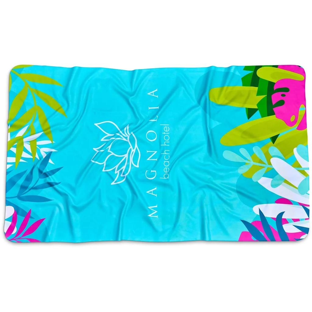 Pre-Production Sample Hoppla Hula Beach Towel – Dual Sided Branding