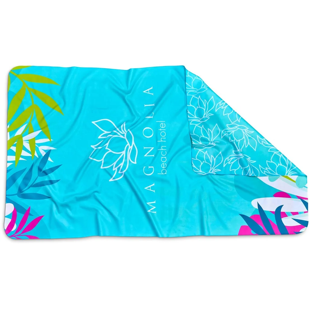 Pre-Production Sample Hoppla Hula Beach Towel – Dual Sided Branding