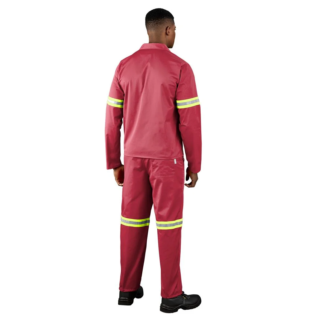 Trade Polycotton Conti Suit – Reflective Arms & Legs – Yellow Tape