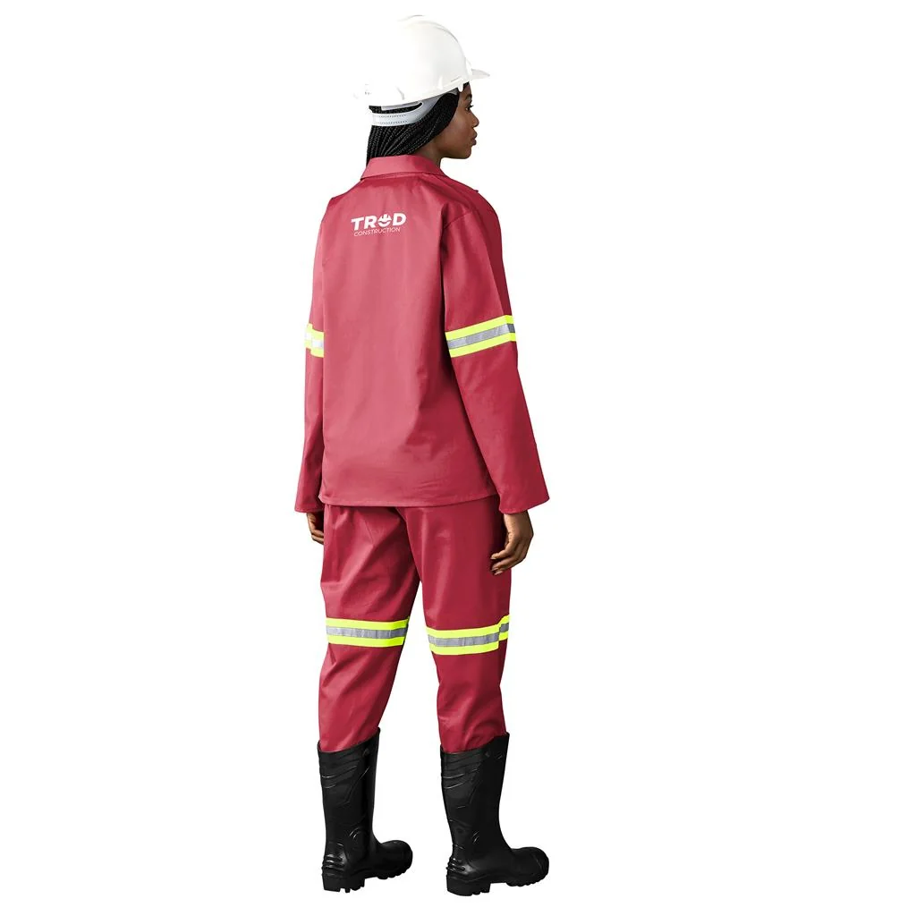 Trade Polycotton Conti Suit – Reflective Arms & Legs – Yellow Tape