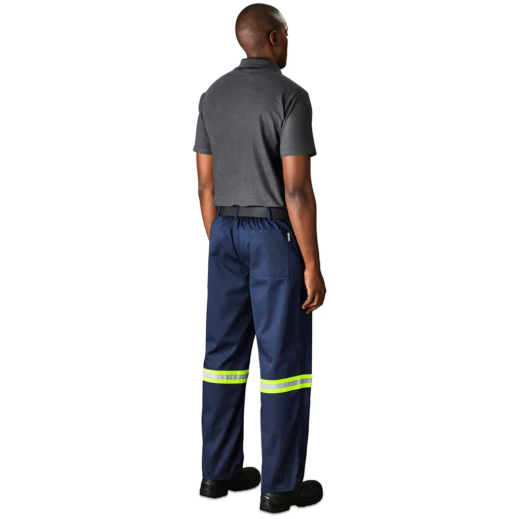 Site Premium Polycotton Pants – Reflective Legs – Yellow Tape