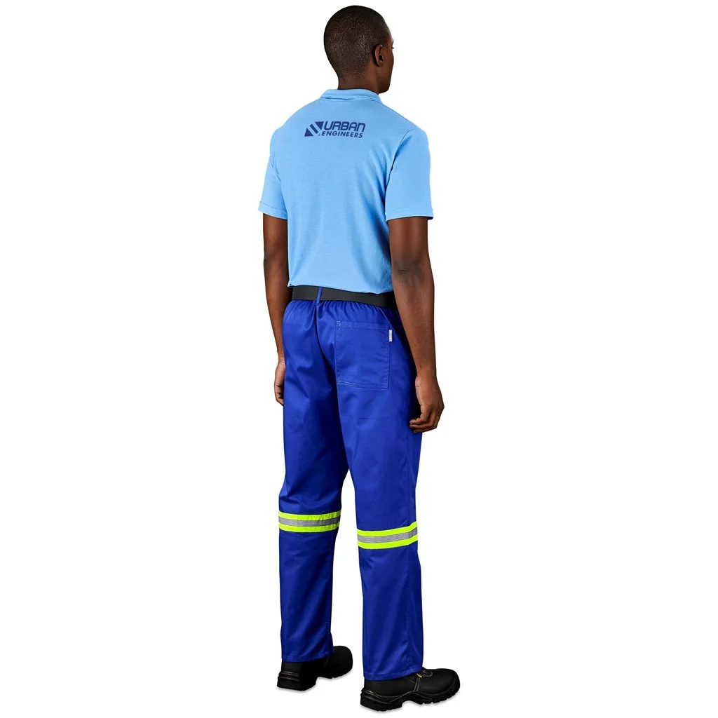 Site Premium Polycotton Pants – Reflective Legs – Yellow Tape