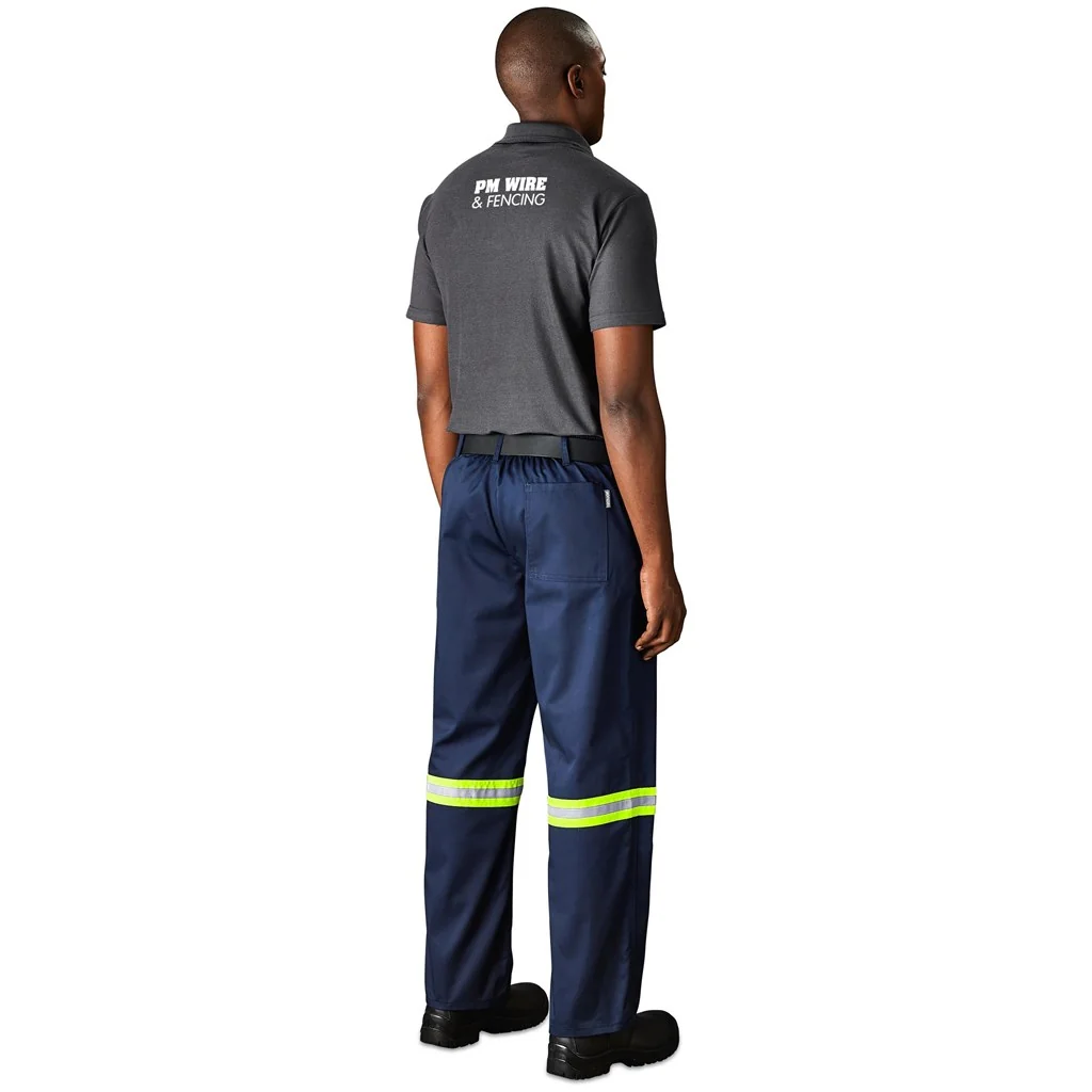 Site Premium Polycotton Pants – Reflective Legs – Yellow Tape