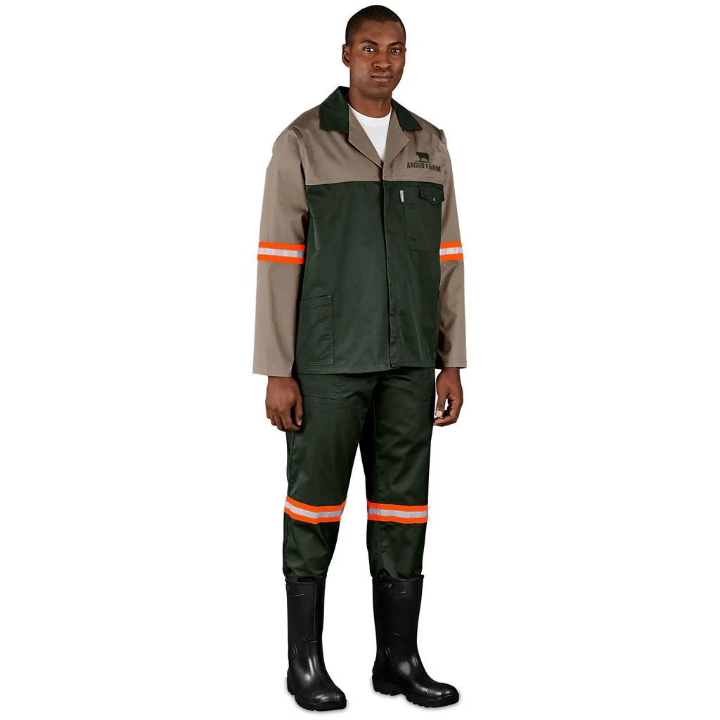 Site Premium Polycotton Pants – Reflective Legs – Orange Tape