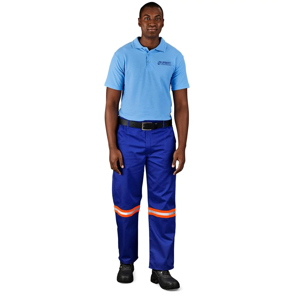 Site Premium Polycotton Pants – Reflective Legs – Orange Tape