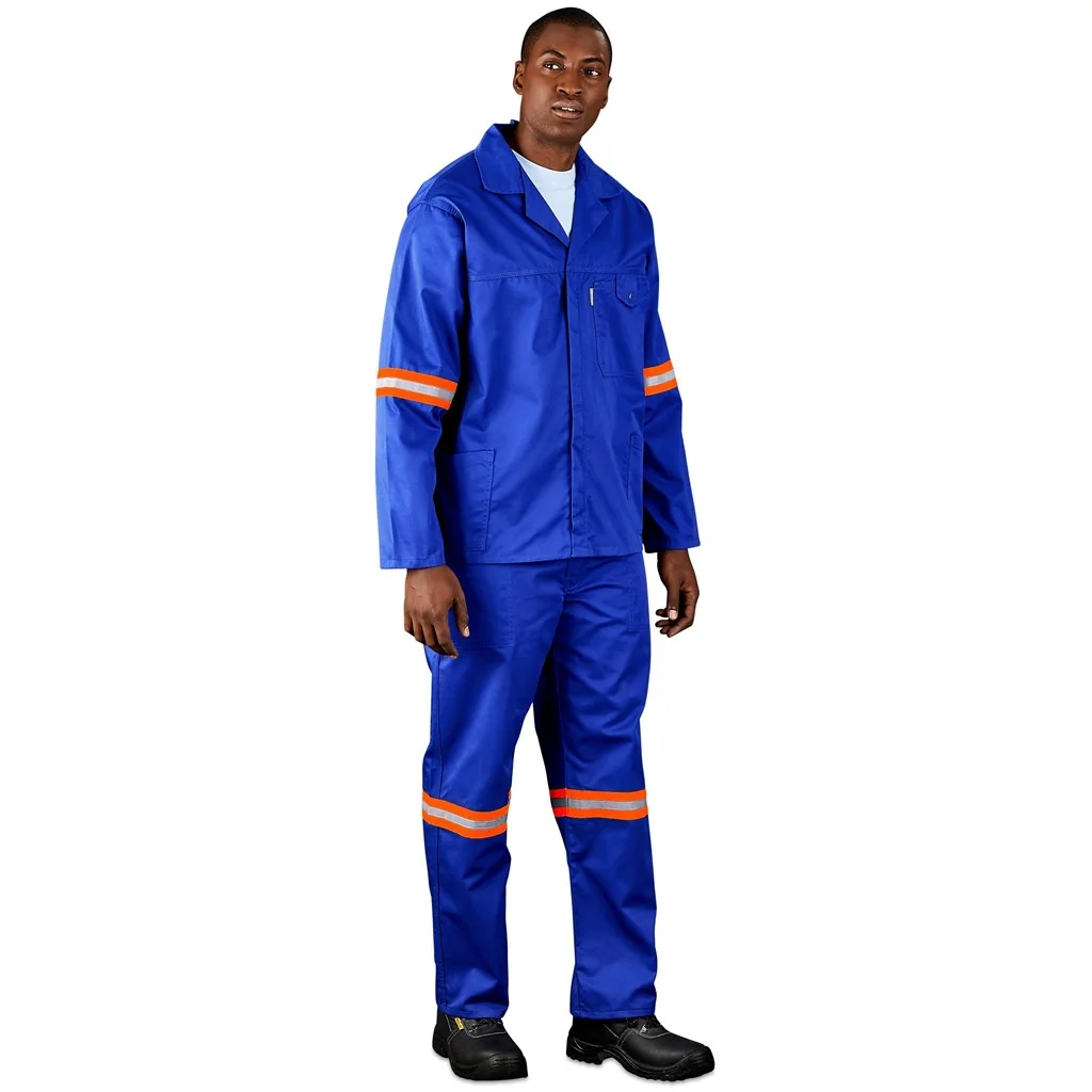Site Premium Polycotton Pants – Reflective Legs – Orange Tape