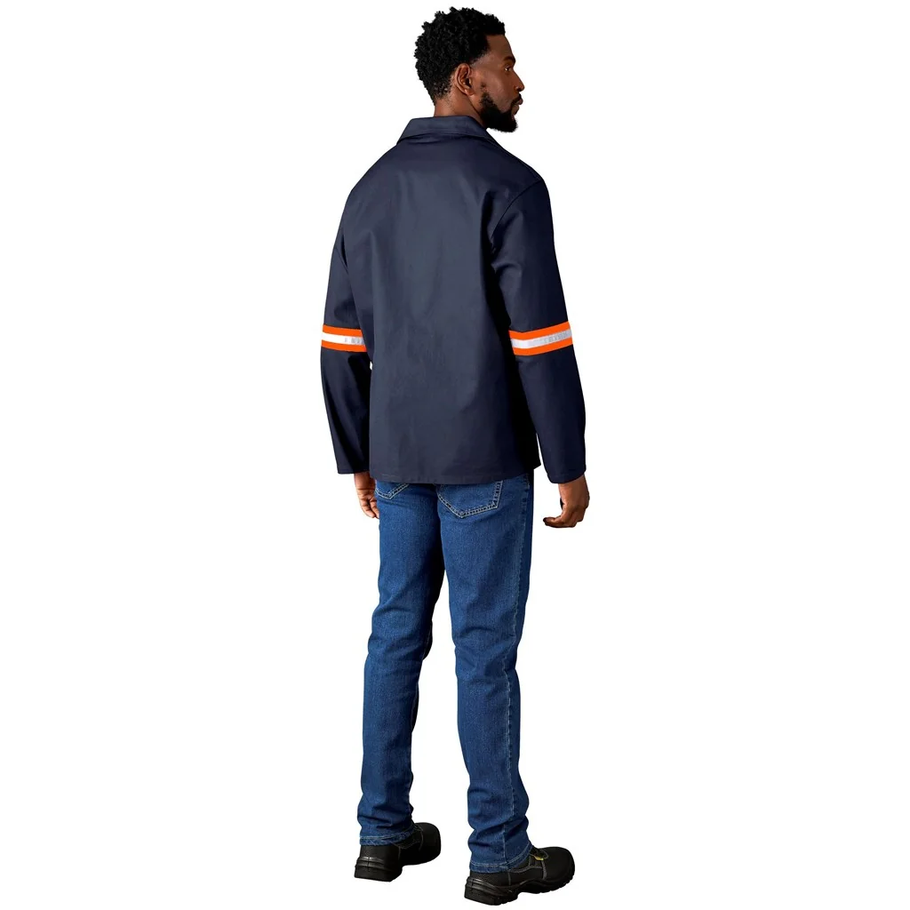 Artisan Premium 100% Cotton Jacket – Reflective Arms – Orange Tape