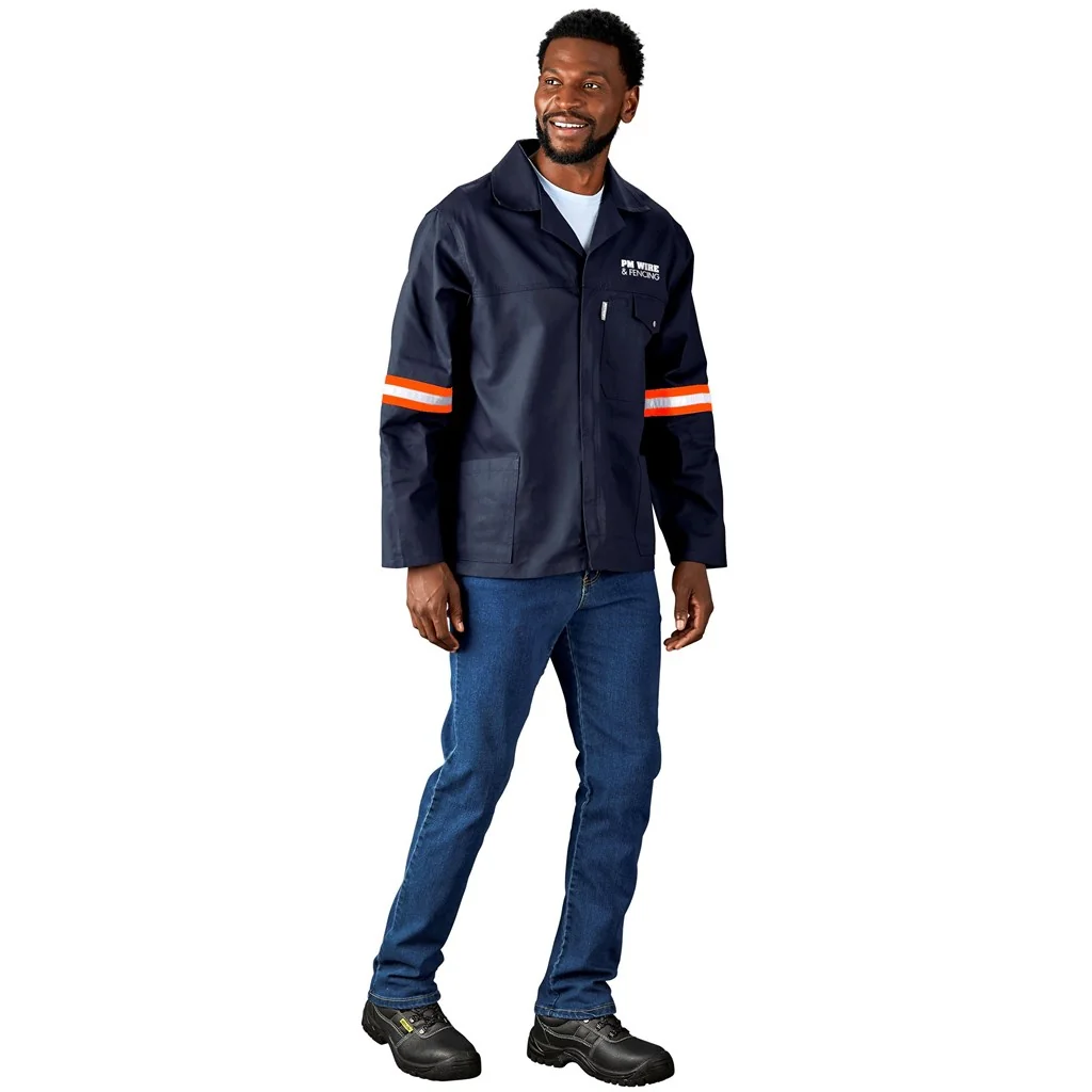 Artisan Premium 100% Cotton Jacket – Reflective Arms – Orange Tape