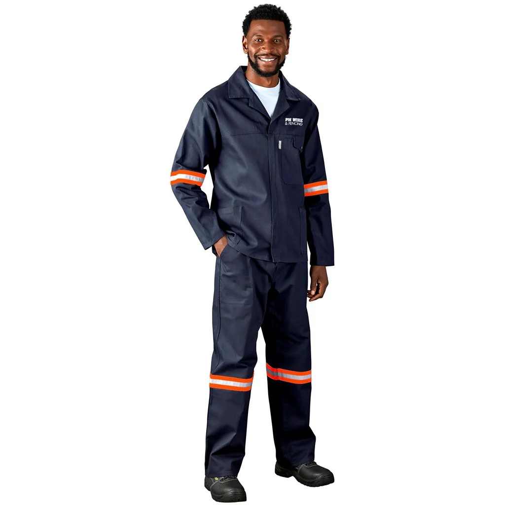 Artisan Premium 100% Cotton Jacket – Reflective Arms – Orange Tape