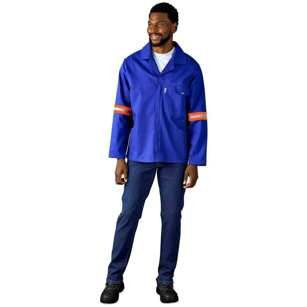 Artisan Premium 100% Cotton Jacket – Reflective Arms – Orange Tape