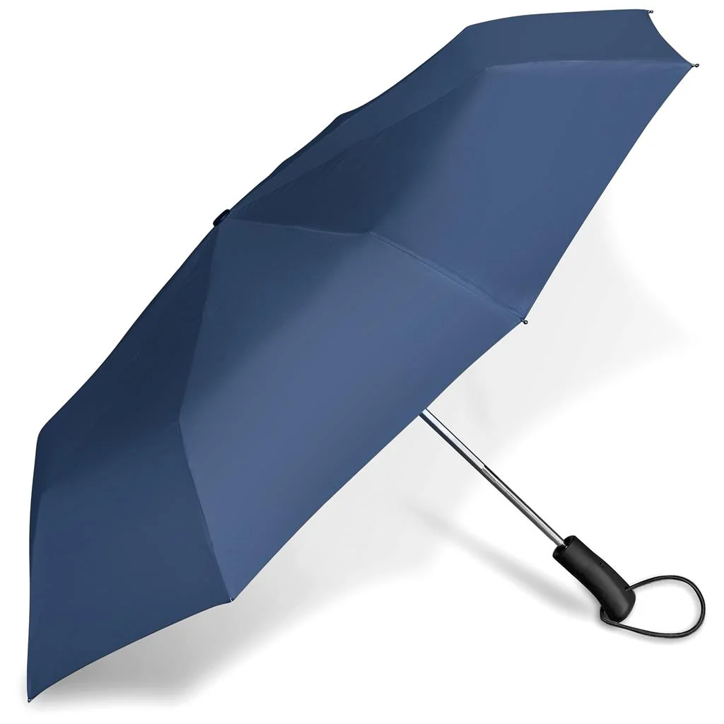 Whimsical Auto-Open Compact Umbrella – Navy