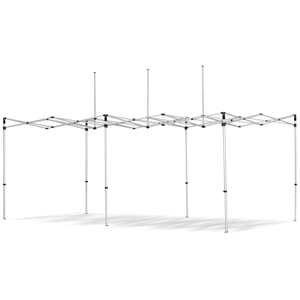 Coated Steel Sublimated Gazebo 6m x 3m – 1 Long Full-Wall Skin – 2 Short Half-Wall Skins