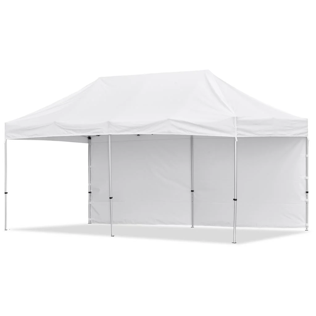 Coated Steel Sublimated Gazebo 6m x 3m – 1 Long Full-Wall Skin