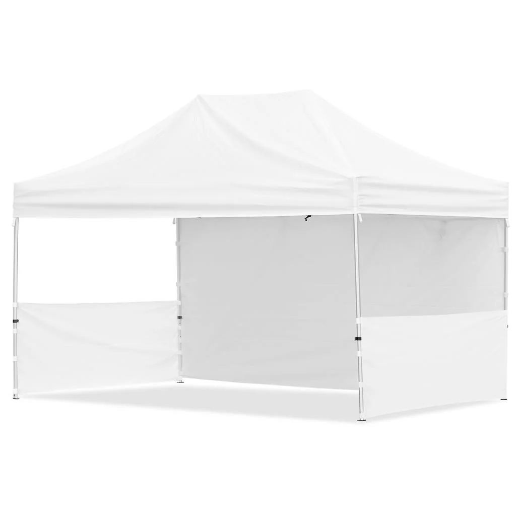 Coated Steel Sublimated Gazebo 4.5m x 3m – 1 Long Full-Wall Skin – 2 Short Half-Wall Skins