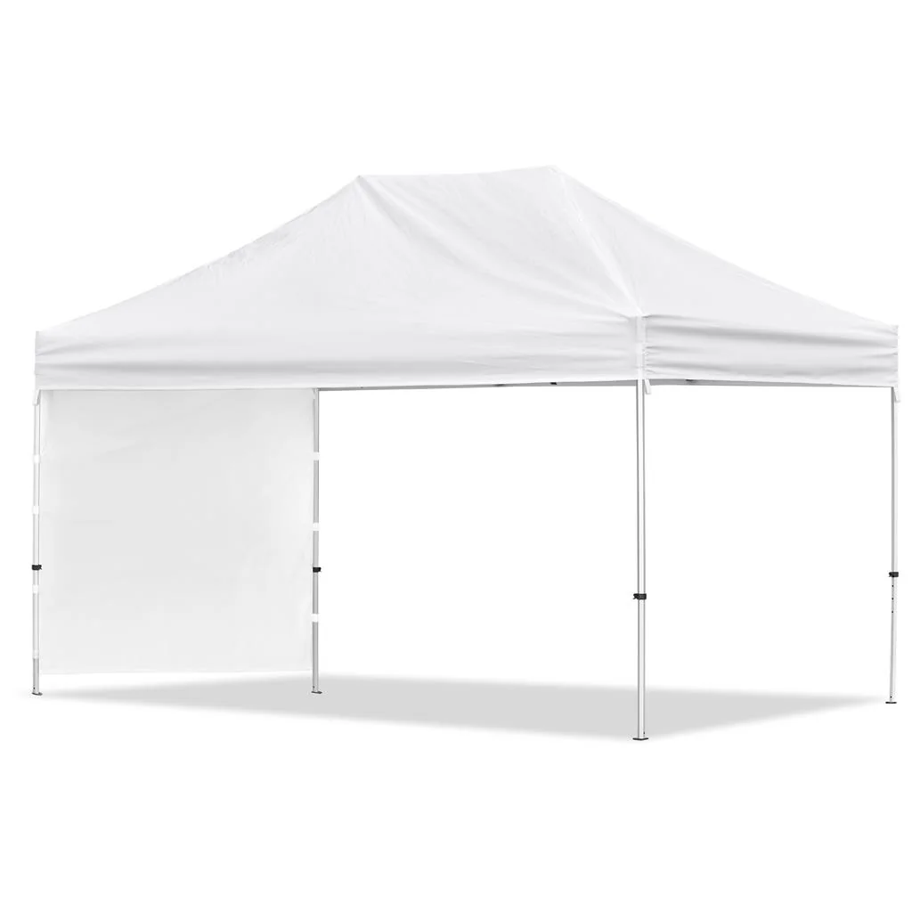 Coated Steel Sublimated Gazebo 4.5m x 3m – 1 Short Full-Wall Skin