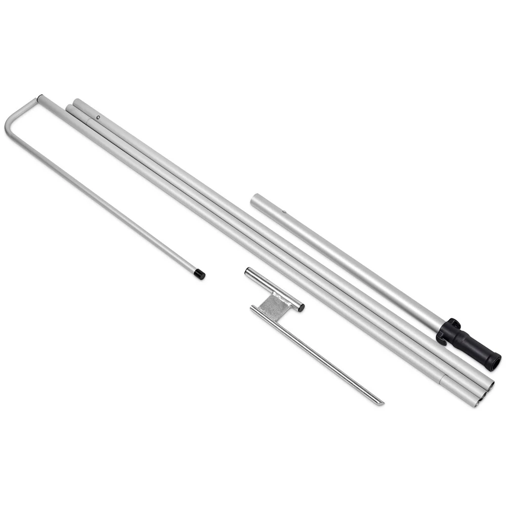 Legend 4M Sublimated Telescopic Double-Sided Flying Banner – 1 complete unit