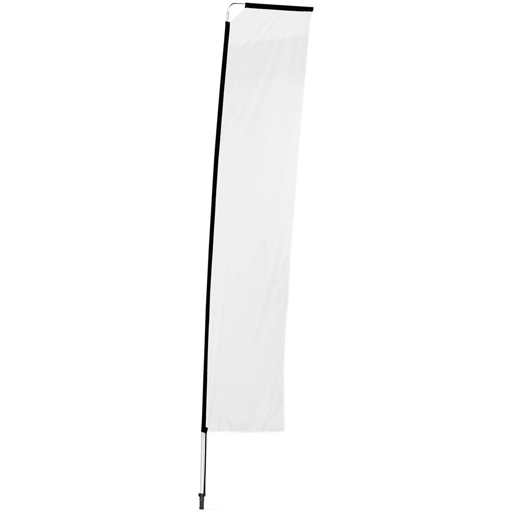 Legend 4M Sublimated Telescopic Double-Sided Flying Banner – 1 complete unit