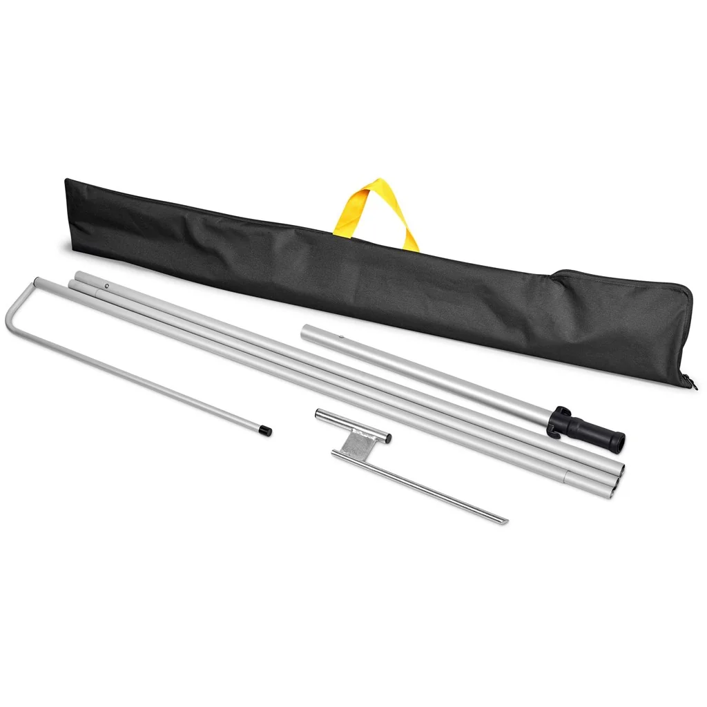 Legend 4M Sublimated Telescopic Double-Sided Flying Banner – 1 complete unit