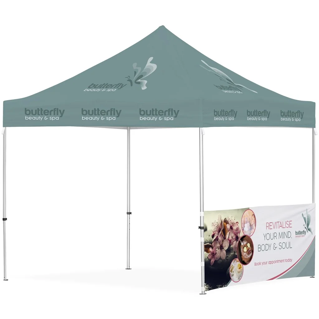 Ovation Sublimated Gazebo 3m X 3m – 1 Half-Wall Skin